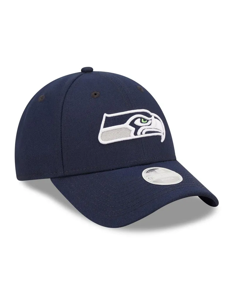 Women's New Era College Navy Seattle Seahawks Simple 9FORTY Adjustable Hat