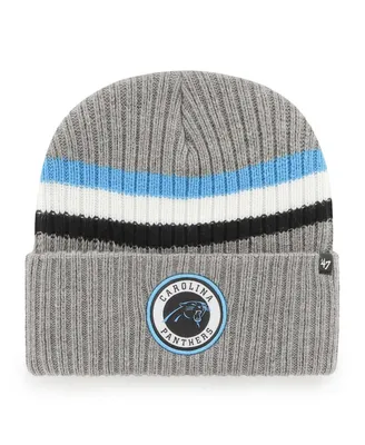 Men's '47 Brand Gray Carolina Panthers Highline Cuffed Knit Hat
