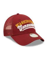 Women's New Era Burgundy Washington Commanders Team Trucker 9FORTY Snapback Hat