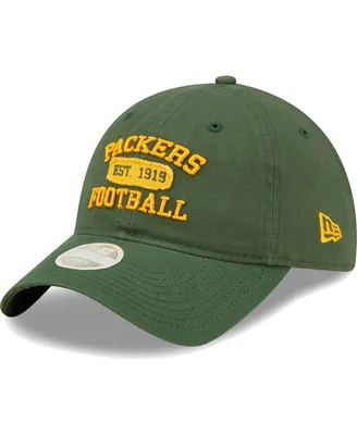 Women's New Era Green Green Bay Packers Formed 9TWENTY Adjustable Hat