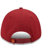 Men's New Era Burgundy Washington Commanders Framed Af 9FORTY Snapback Hat