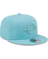 Men's New Era Aqua Los Angeles Rams Color Pack 9FIFTY Snapback Hat