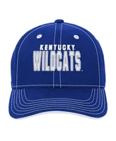 Big Boys and Girls Royal Kentucky Wildcats Old School Slouch Adjustable Hat