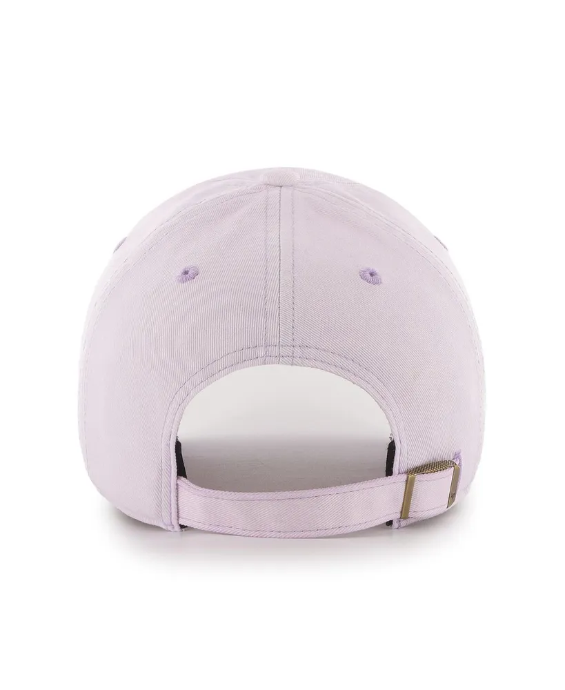 Women's '47 Brand Purple Michigan State Spartans Haze Clean Up Adjustable Hat