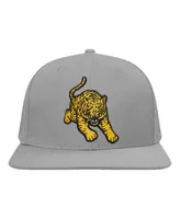 Men's Pro Standard Gray Tuskegee Golden Tigers Evergreen Mascot Snapback Hat