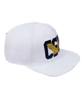 Men's Pro Standard White Coppin State Eagles Evergreen Wool Snapback Hat