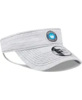 Men's New Era Gray Charlotte Fc Adjustable Visor