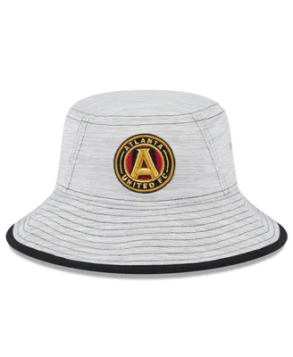 Men's New Era Gray Atlanta United Fc Game Bucket Hat