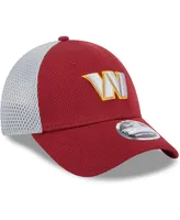 Men's New Era Burgundy Washington Commanders Outline Trucker 9FORTY Adjustable Hat