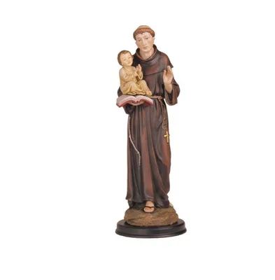 Fc Design 12"H Saint Anthony Statue Anthony of Padua Holy Figurine Religious Decoration Home Decor Perfect Gift for House Warming, Holidays and Birthd