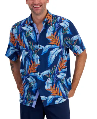Tommy Bahama Men's Hot Tropics Floral-Print Button-Down Shirt