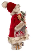 Kurt Adler 18" Santa with Gift Box and Bells