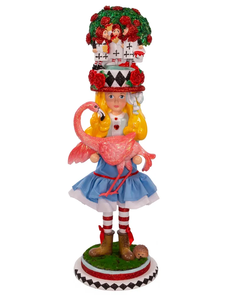 Kurt Adler 19" Hollywood Alice with Flamingo Nutcracker