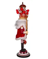 Kurt Adler 18" Hollywood King of Hearts Nutcracker