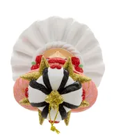 Kurt Adler 6.25" Hollywood Hats Queen of Hearts Ornament