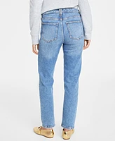 On 34th Women's High Rise Straight-Leg Jeans, Regular and Short