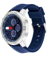 Tommy Hilfiger Men's Multifunction Silicone Watch 50mm