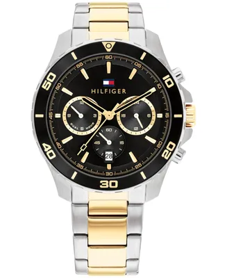 Tommy Hilfiger Men's Multifunction Two-Tone Stainless Steel Watch 43mm - Two