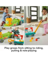 Laugh Learn 4-in-1 Farm to Market Tractor Ride-on Learning Toy