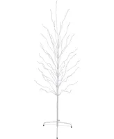 Northlight 5' Light Emitting Diode (Led) Lighted Birch Christmas Twig Tree Cool Lights