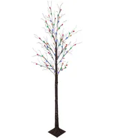 Northlight 6' Light Emitting Diode (Led) Lighted Frosted Christmas Twig Tree Lights