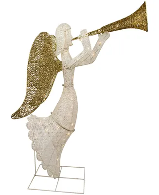 Northlight 48" Light Emitting Diode (Led) Lighted Trumpeting Angel Outdoor Christmas Outdoor Decoration