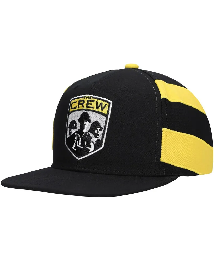 Men's Mitchell & Ness Black Columbus Crew Jersey Hook Snapback Hat