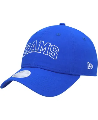 Women's New Era Royal Los Angeles Rams Collegiate 9TWENTY Adjustable Hat