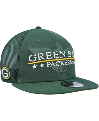 Men's New Era Green Green Bay Packers Totem 9FIFTY Snapback Hat