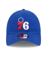 Men's New Era Royal Philadelphia 76ers 2023 Nba Draft 9TWENTY Adjustable Hat