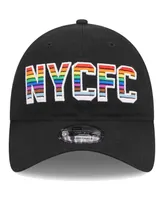 Men's New Era Black New York City Fc Pride 9TWENTY Adjustable Hat