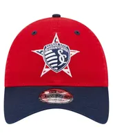 Men's New Era Red Sporting Kansas City Americana 9TWENTY Adjustable Hat