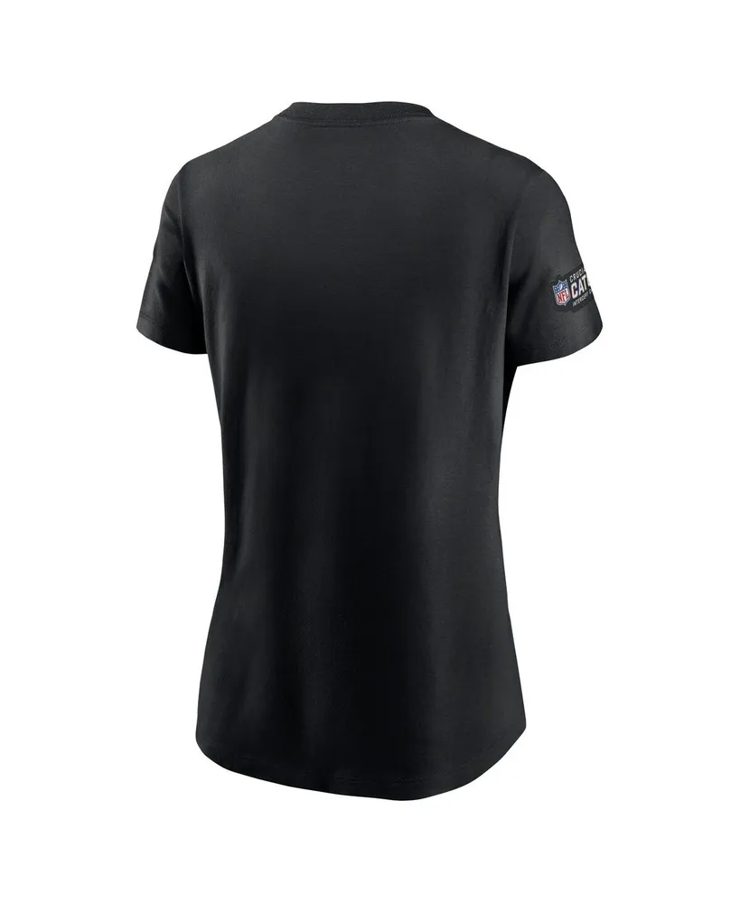 Women's Nike Black New England Patriots 2023 Nfl Crucial Catch Sideline Tri-Blend T-shirt