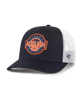 Big Boys and Girls '47 Brand Navy Auburn Tigers Scramble Trucker Adjustable Hat