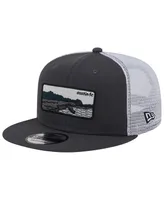 Men's New Era Black, White Austin Fc Outdoor Trucker 9FIFTY Snapback Hat