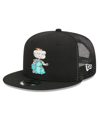 Men's New Era Black Rugrats Lil Trucker 9FIFTY Snapback Hat
