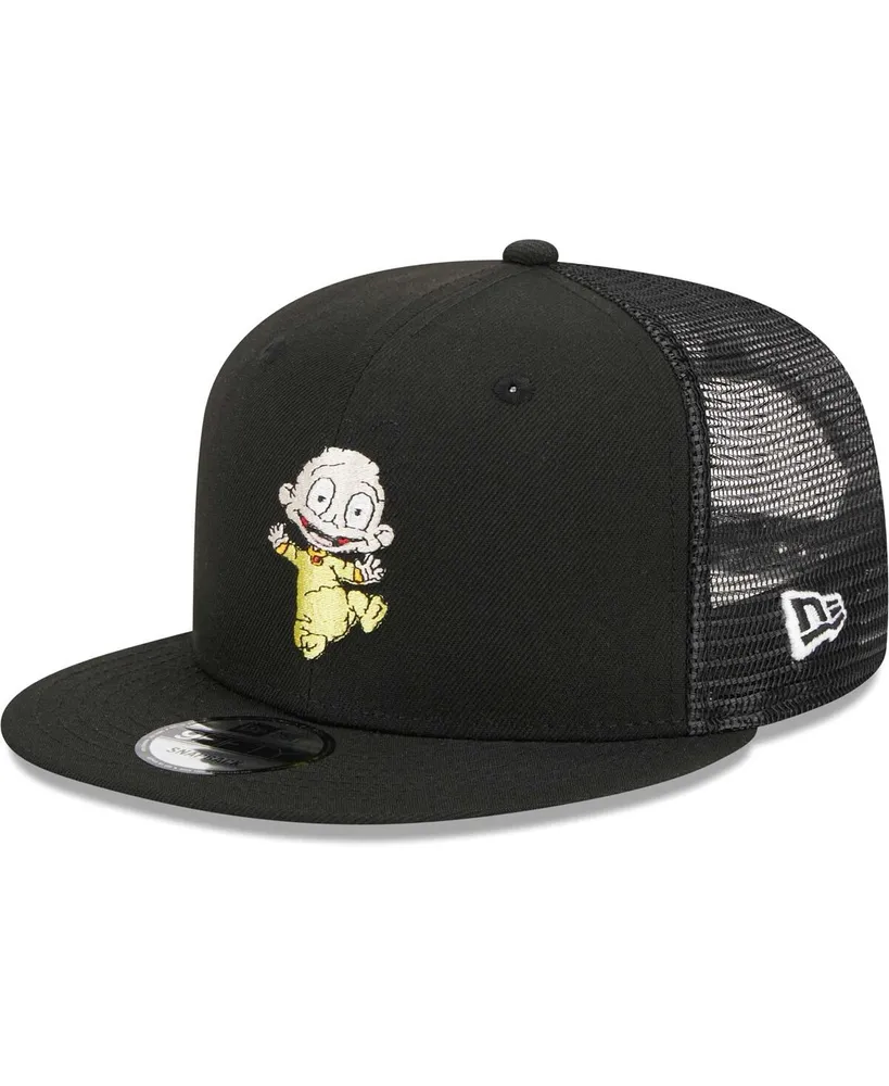 Men's New Era Black Rugrats Dil Trucker 9FIFTY Snapback Hat