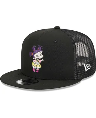 Men's New Era Black Rugrats Kimi Trucker 9FIFTY Snapback Hat