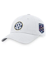 Men's Top of the World White Sec Banner Adjustable Hat