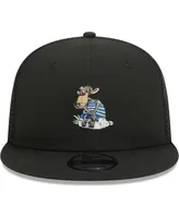 Men's New Era Black The Wild Thornberrys Darwin Trucker 9FIFTY Snapback Hat