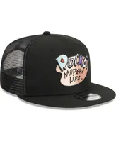 Men's New Era Black Rocko's Modern Life Trucker 9FIFTY Snapback Hat