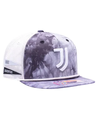 Men's Juventus Woodstock Tie-Dye Trucker Snapback Hat