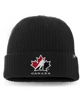 Men's Fanatics Black Hockey Canada Core Primary Logo Cuffed Knit Hat