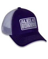 Women's Hendrick Motorsports Team Collection Purple, White Alex Bowman Name and Number Patch Adjustable Hat