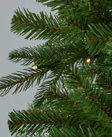 Seasonal Valley Pine 7' Pe, Pvc Tree, 1020 Tips, 350 Warm Led Lights
