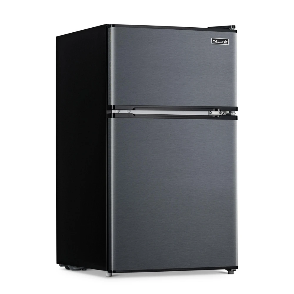 Newair 3.1 Cu. Ft. Compact Mini Refrigerator with Freezer in Gray
