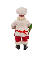 Kurt Adler 11" Fabriche Santa with Gingerbread Train