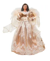 Kurt Adler 16" Black Angel Tree Topper