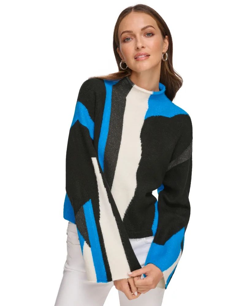 dkny blue sweater