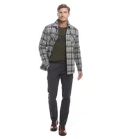 Weatherproof Vintage Mens Sherpa Lined Flannel Shirt Jacket Skull Crew Neck Sweater Cargo Pants Collection